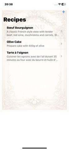 iCookingRecipe Screenshot 1 of 4