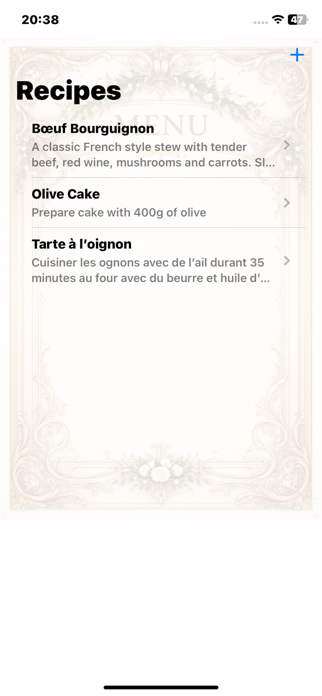 iCookingRecipe Screenshot 1 of 4