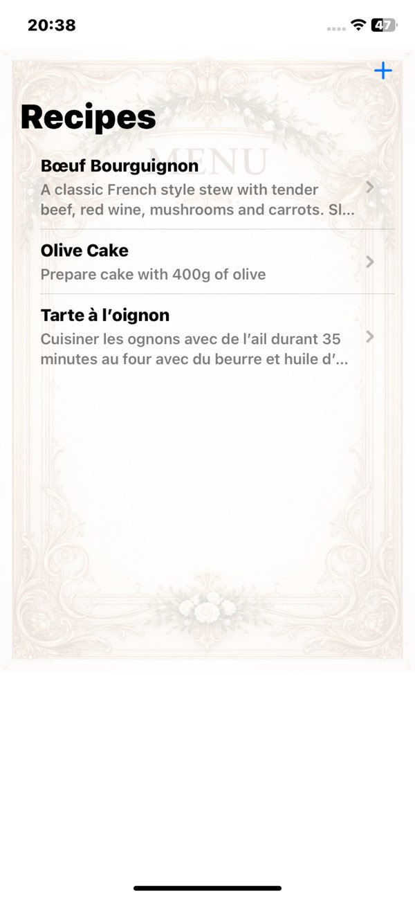 iCookingRecipe screenshot 3