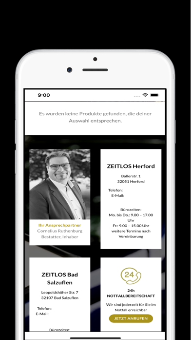 Screenshot #2 pour Bestattungshaus Zeitlos