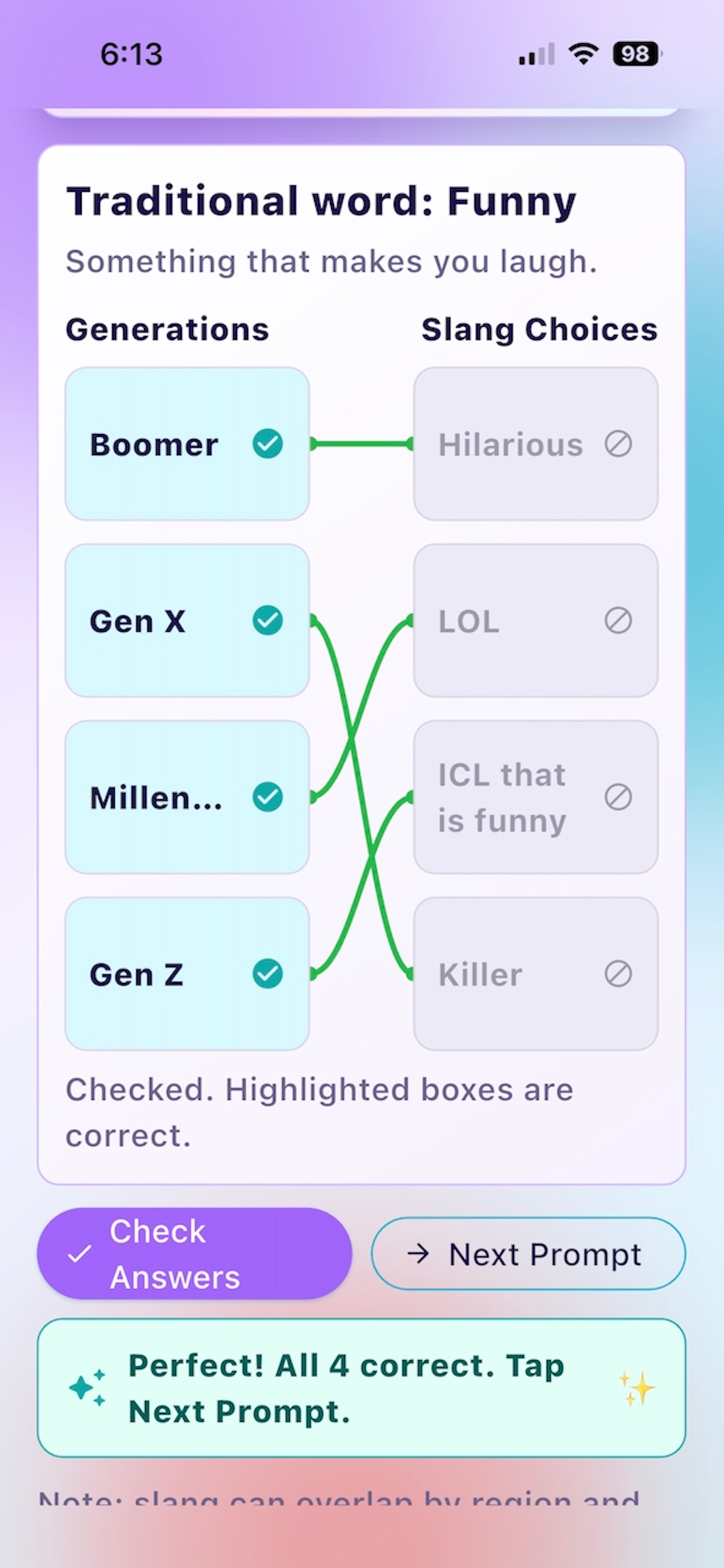 Slang IQ - Generations screenshot 3