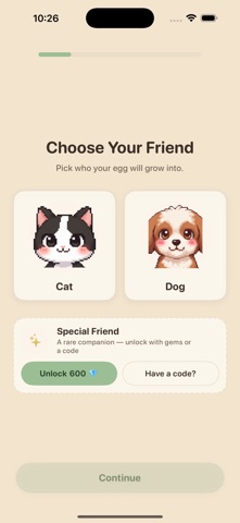 Unhooked: Screen Time Pet Screenshot 1 of 4