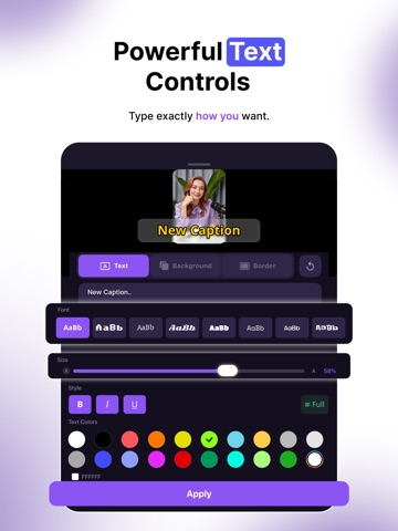 Captions AI - Video Subtitles iPad screenshot