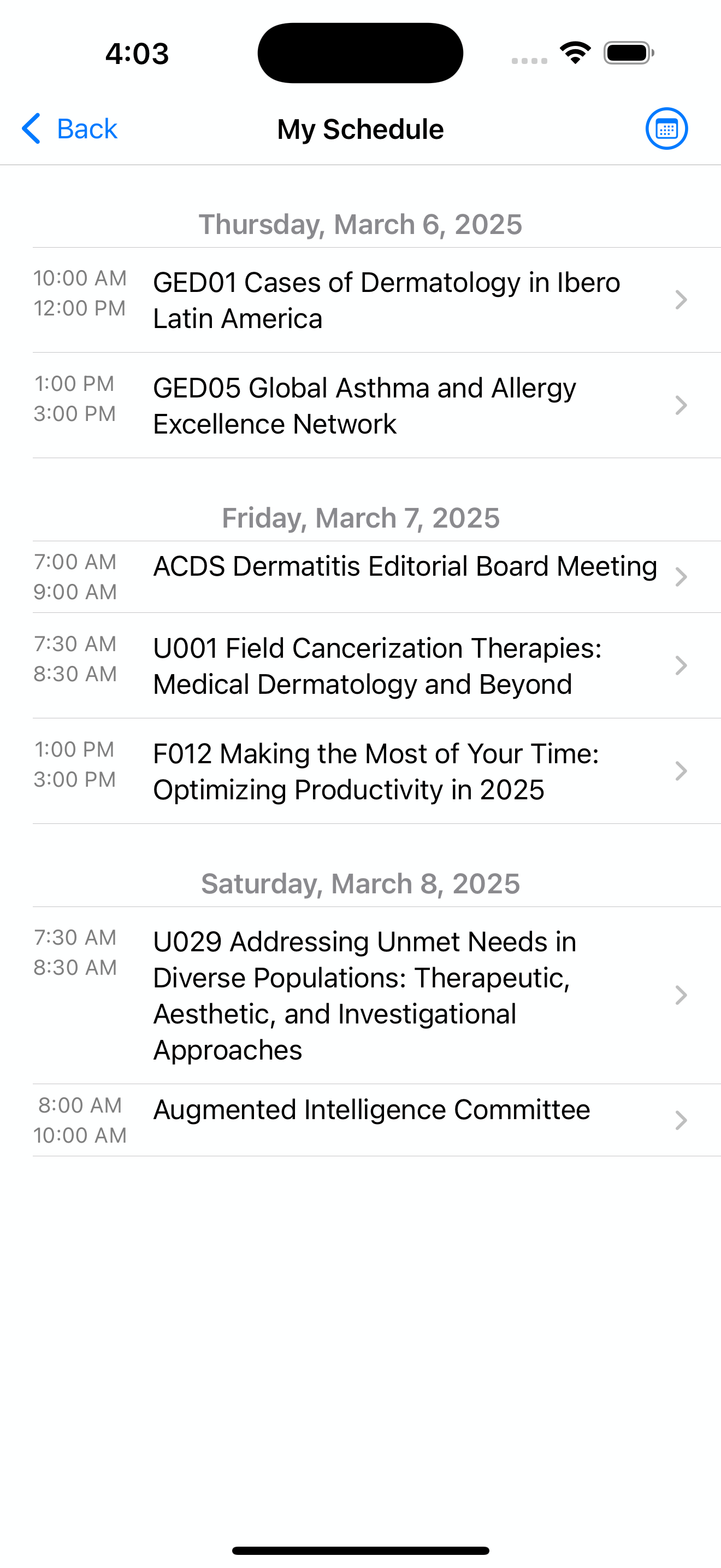 AAD Meetings screenshot 4