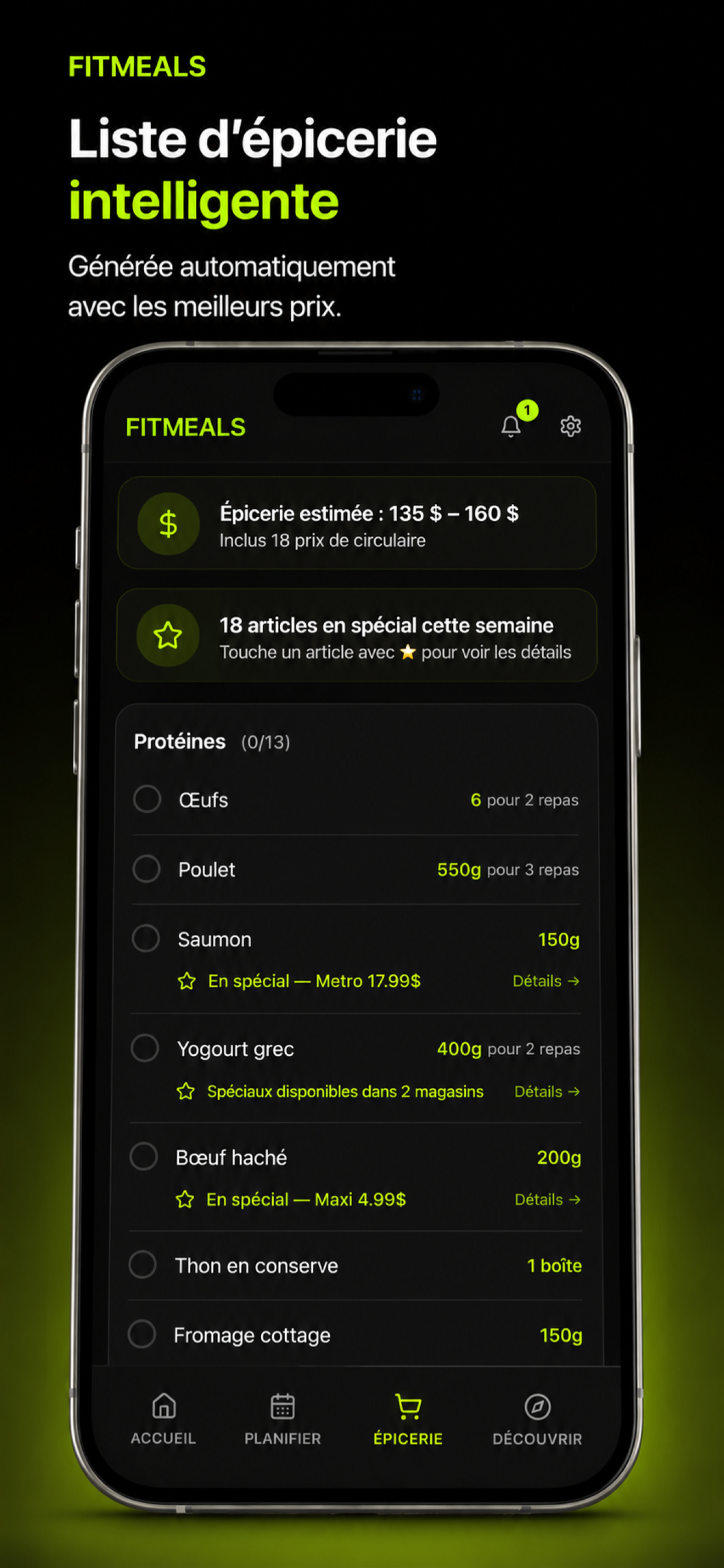 FitMeals - Meal Planner screenshot 3