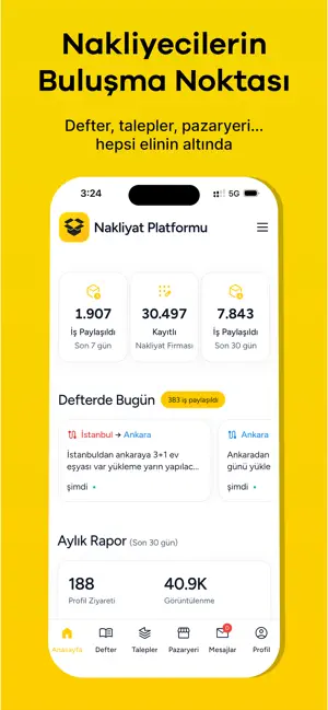 Evden Eve Nakliyat Platformu iPhone screenshot 1