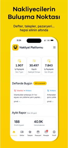 Evden Eve Nakliyat Platformu iPhone screenshot 1