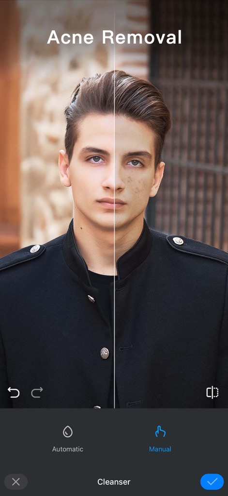 Manly - AI Photo Editor - Flawless Skin Achieve