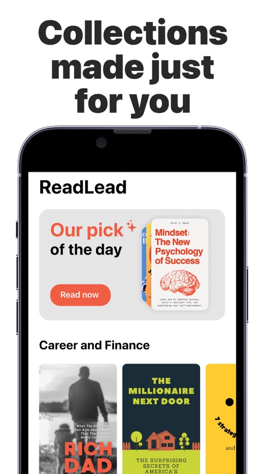 #5. ReadLead: book summaries 2024 (iOS) Podle: Tequilab LP
