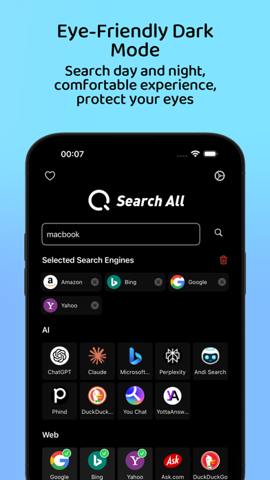 Search All - Smart Web Browser Screenshot