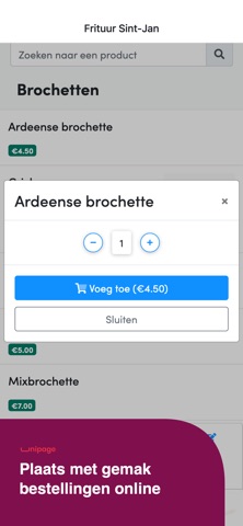 Frituur Sint-Jan screenshot