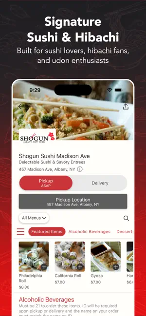 Shogun Sushi Madison Ave screenshot 2