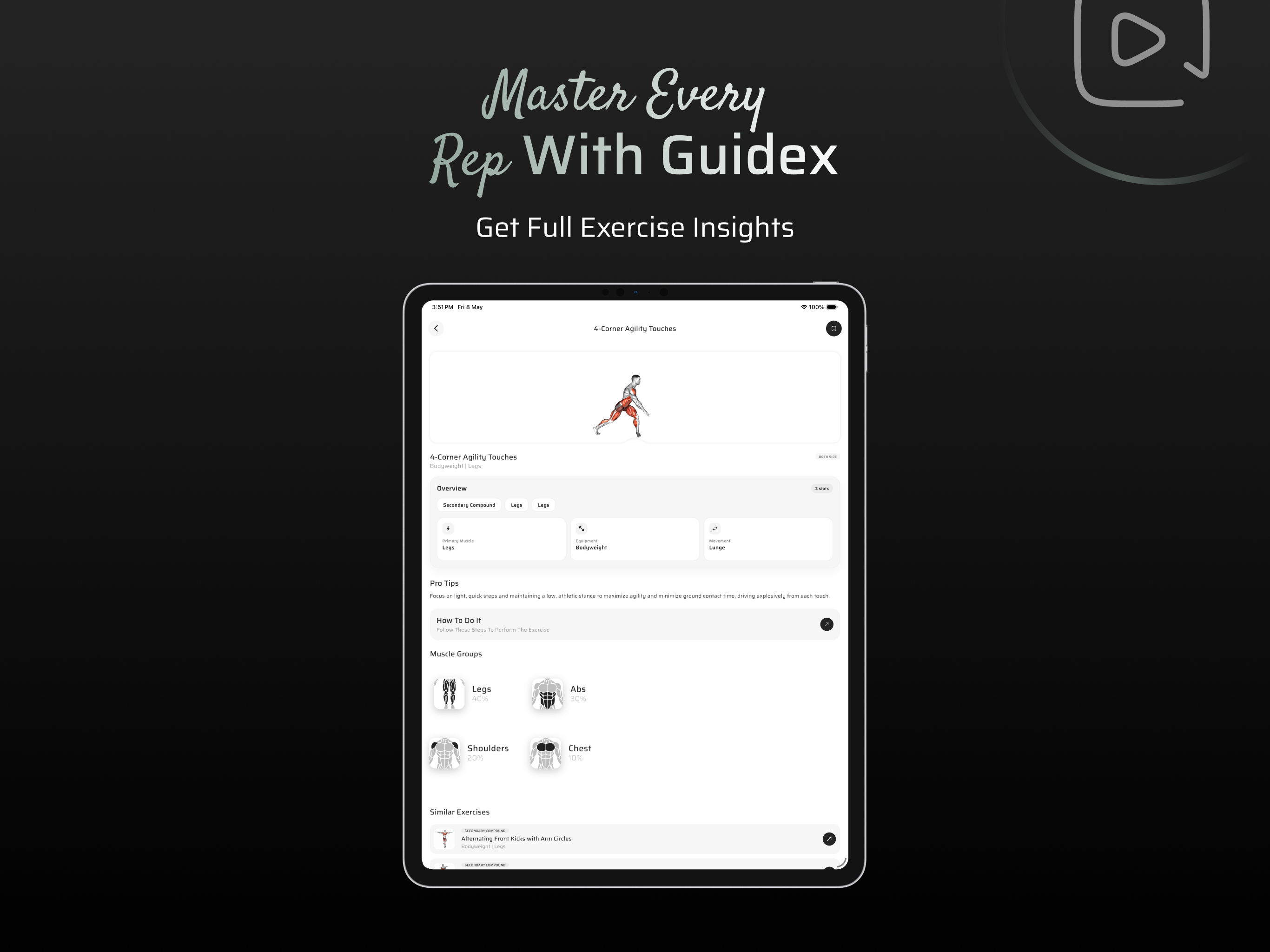 Guidex: Gym Exercise Guide screenshot 9