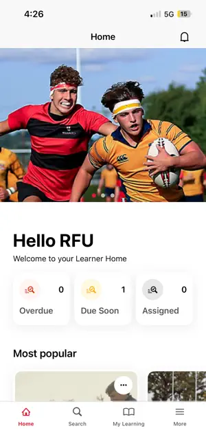 England Rugby Learning iPhone screenshot 1
