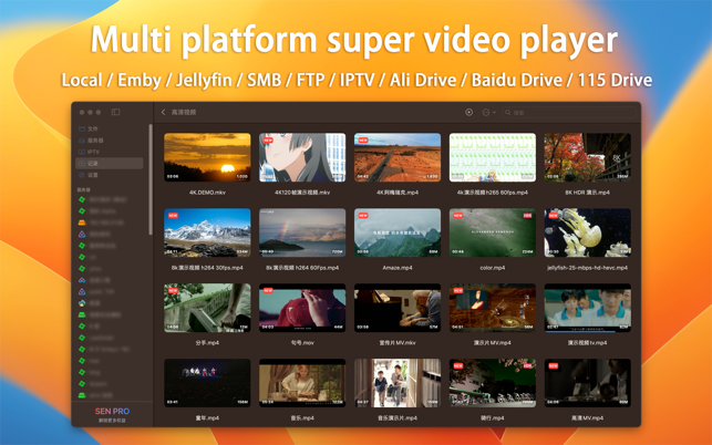 ‎SenPlayer - HDR Video Player Screenshot