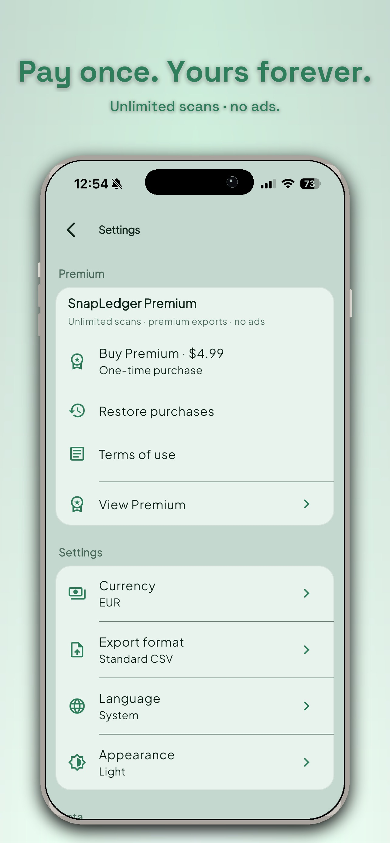 SnapLedger: Receipt Scanner