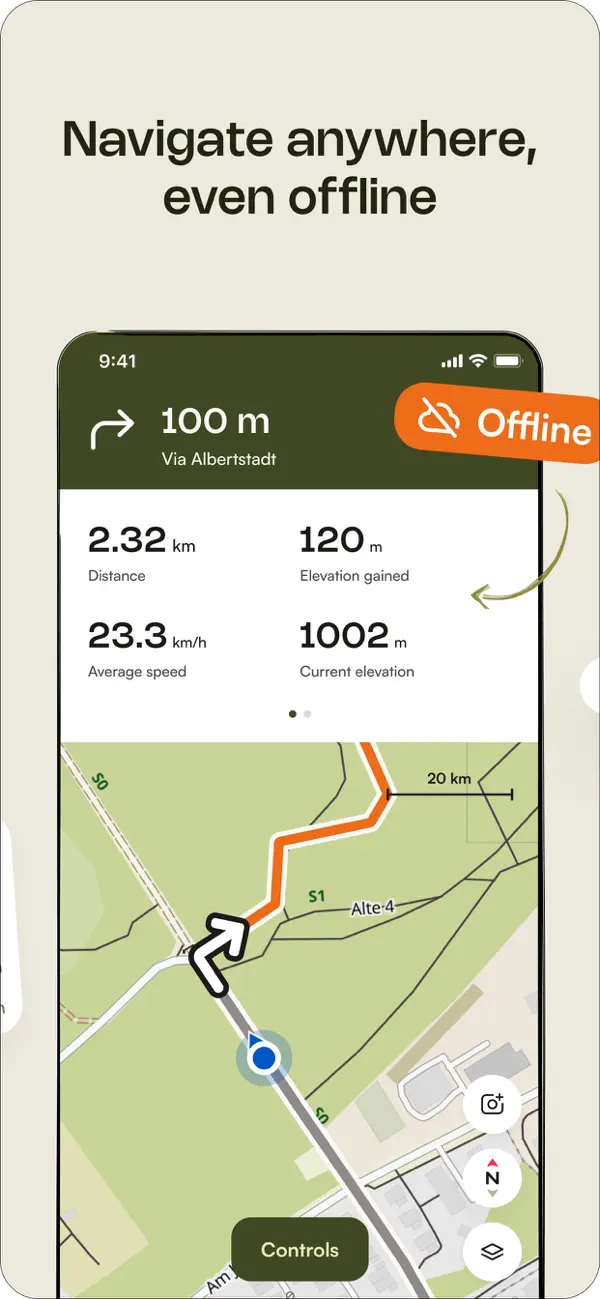 komoot - hike, bike & run Screenshot 3