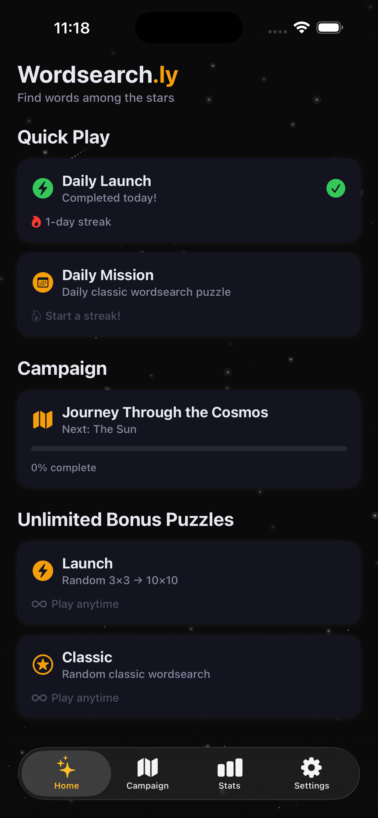 Wordsearch.ly - Daily Puzzles