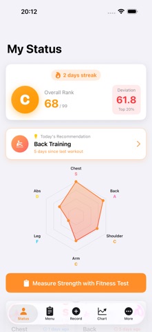 MuscleRank Screenshot 1 of 6