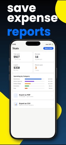 Receipt Keep - Expense Tracker screenshot