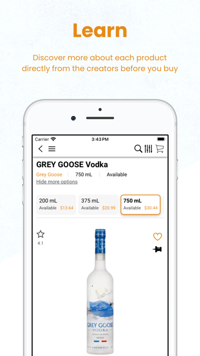 UnCorkIt iPhone screenshot 4 - Shopping app