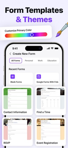 Forms for Google Docs: Formly iPhone screenshot