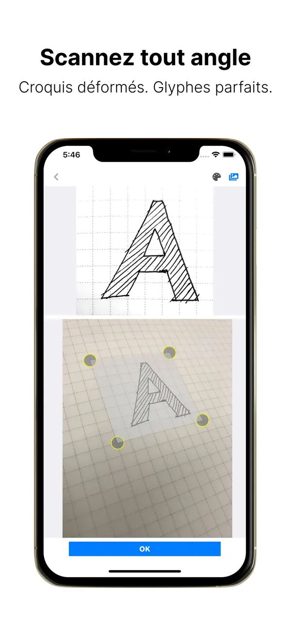 Screenshot #3 pour Letterforms: Polices Créateur