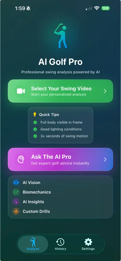 AI Golf Pro screenshot 1