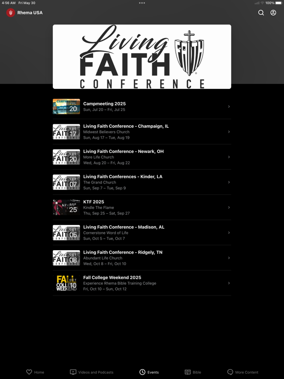 Screenshot #6 pour Rhema USA