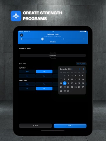 Kauntor: Eat, Lift, Sweat iPad screenshot