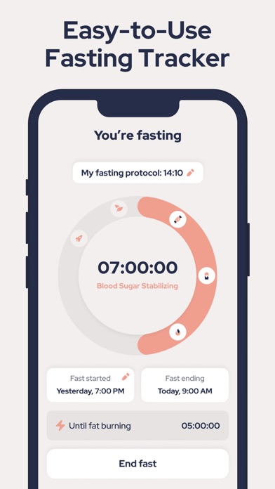 Screenshot #2 for FastEasy: Intermittent Fasting