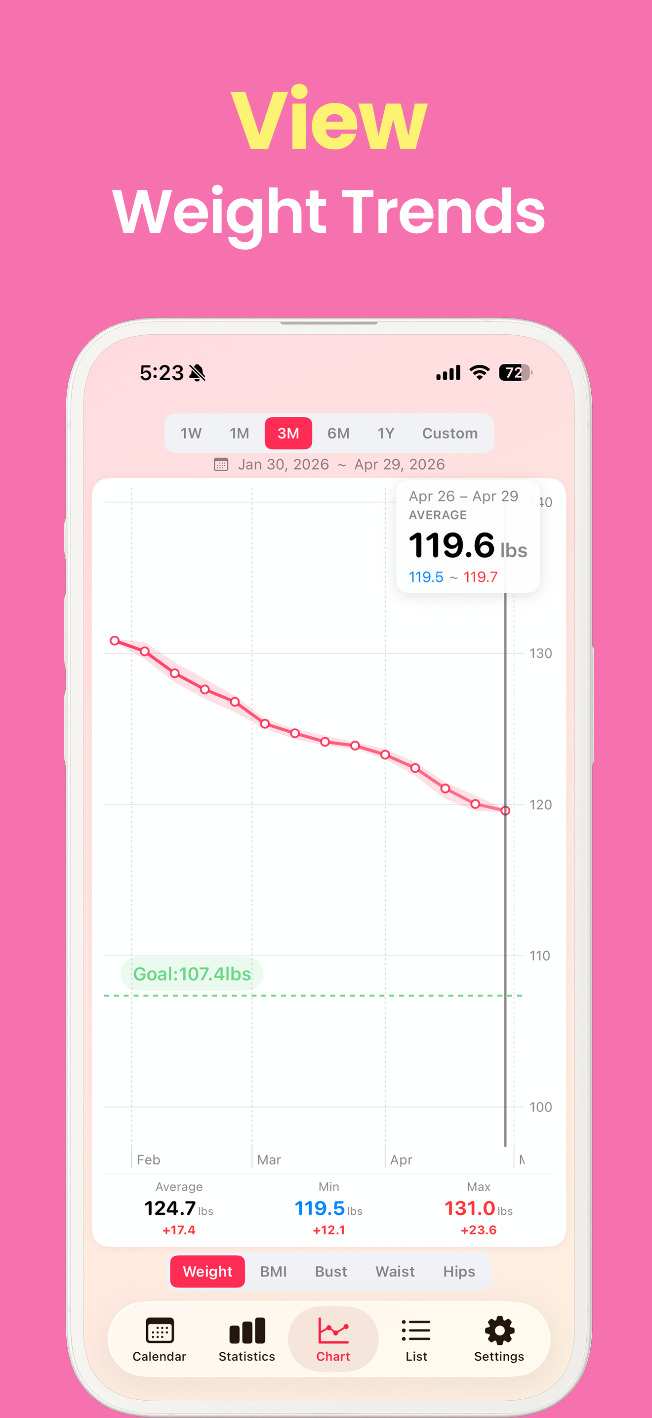 Weight Loss Tracker Pro screenshot 4