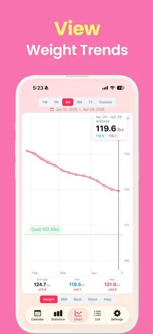 Weigh In + iPhone screenshot 4