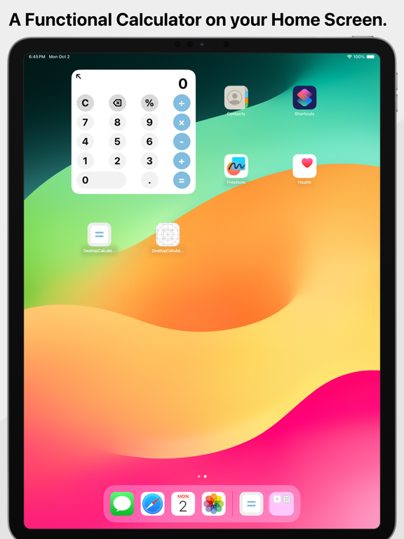 Screenshot #5 pour Calculator Widget - Calcky