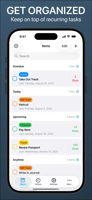 Recurrence: Recurring Tasks screenshot 1