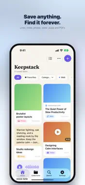 Keepstack: Save Links & Notes screenshot 1