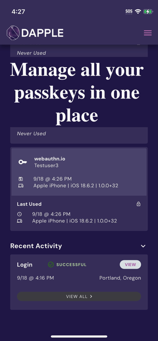 Dapple Authenticator Screenshot 3 of 3