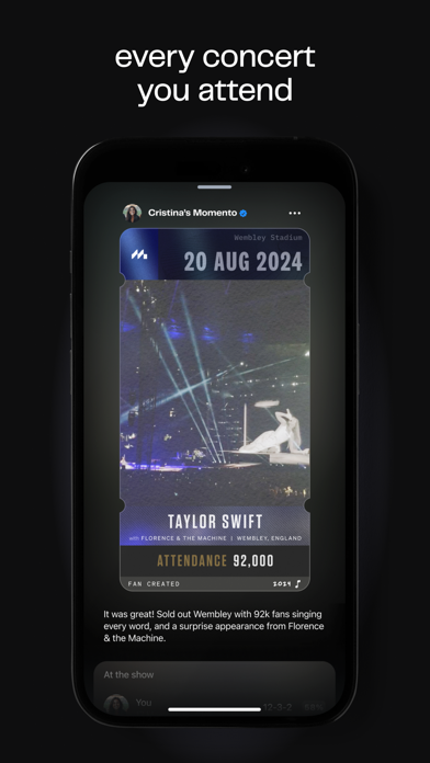 Momento: Sports & Music iPhone screenshot 4 - Sports app