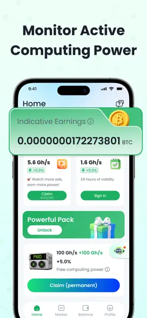 MineFlow: Cloud Mining screenshot 2