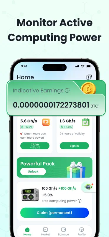 MineFlow: Cloud Mining screenshot 2 of 5