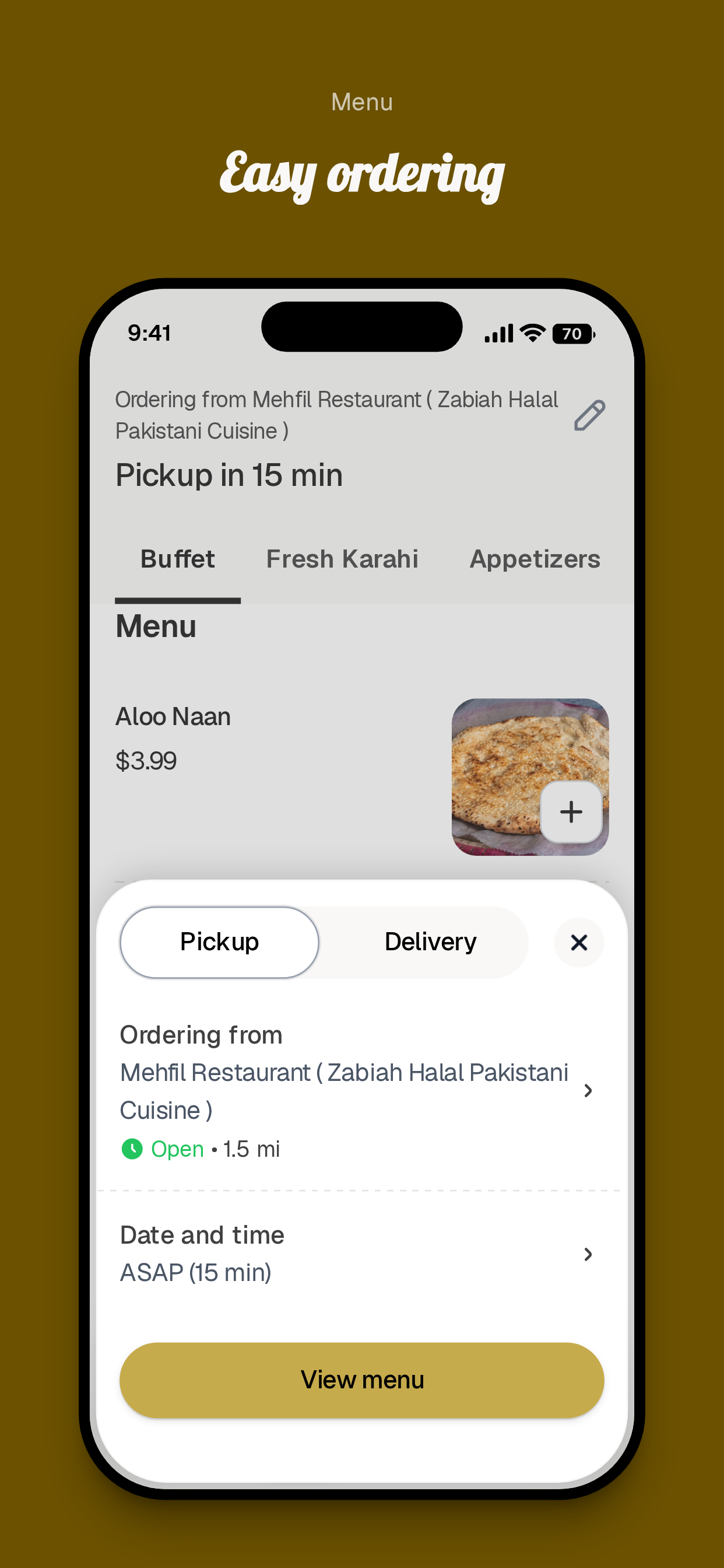 Mehfil Restaurant To Go screenshot 3