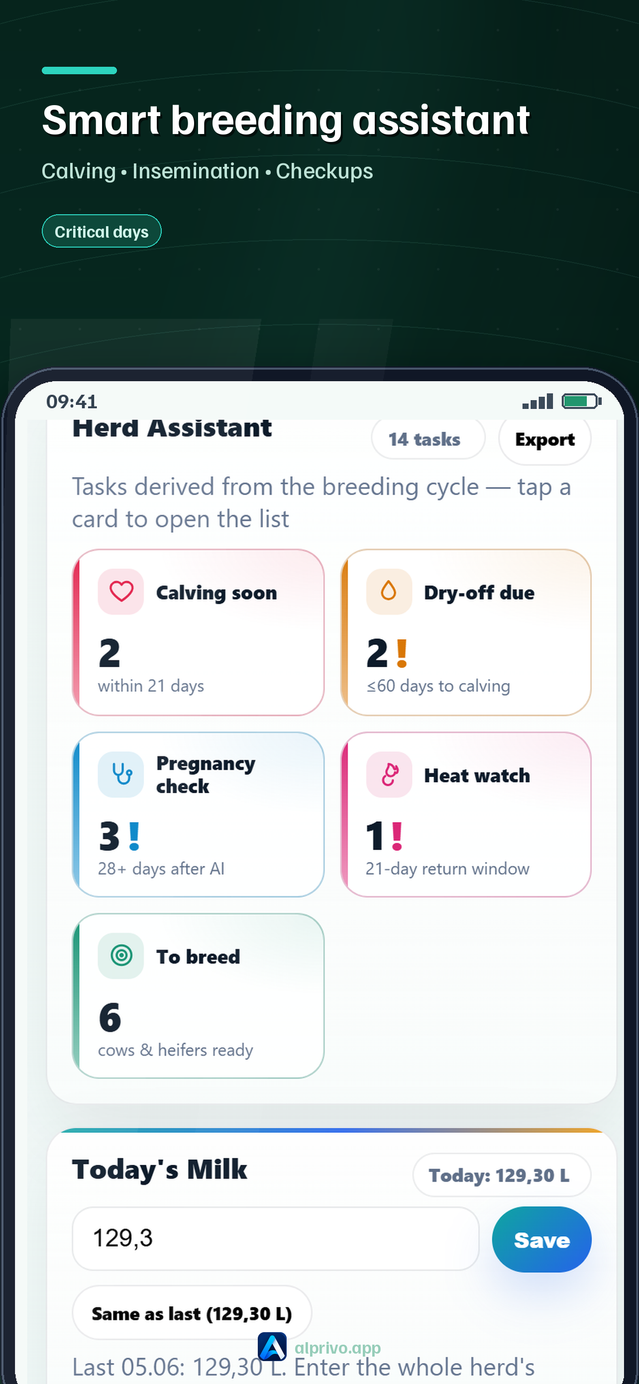 Herd Management - Alprivo screenshot 7