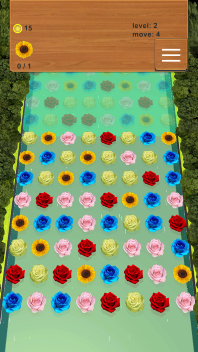 Flower Crush Match Puzzle Screenshot