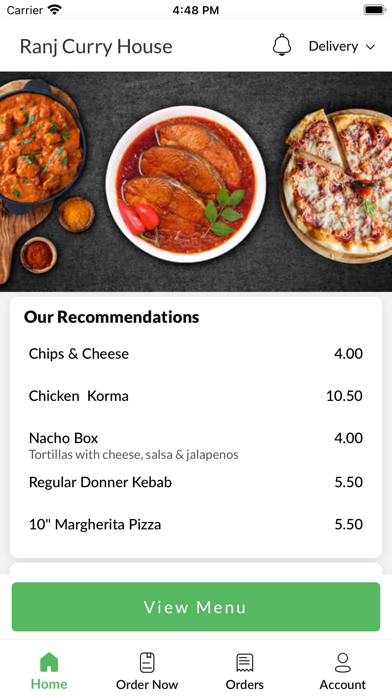 Ranj Curry House Screenshot