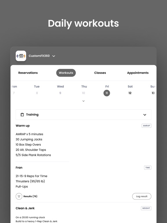 Screenshot #3 for CustomFit360