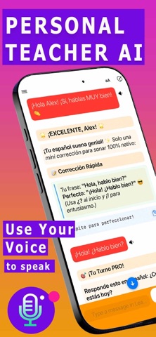 Learn Spanish AI - Easy & Fast iPhone screenshot