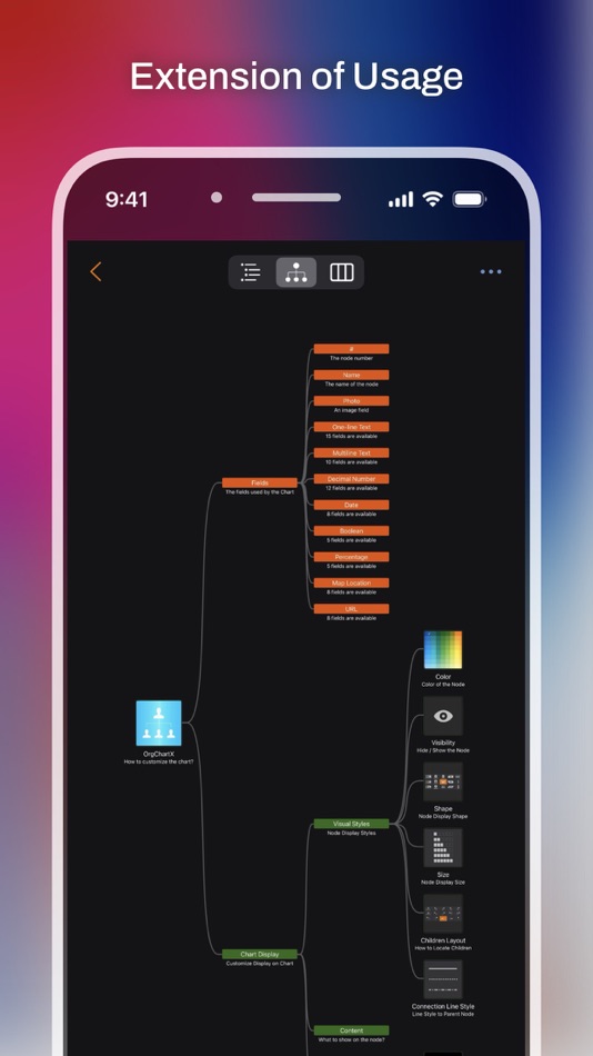 #9. OrgChartX - Organization Chart (macOS) Podle: 皓 李