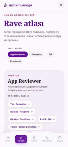 Human Design LYD screenshot