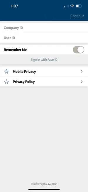 FineMark Business Mobile App screenshot 1