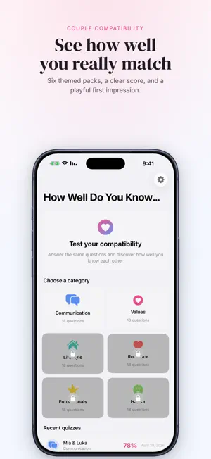 iCoupleCompatibility screenshot 1